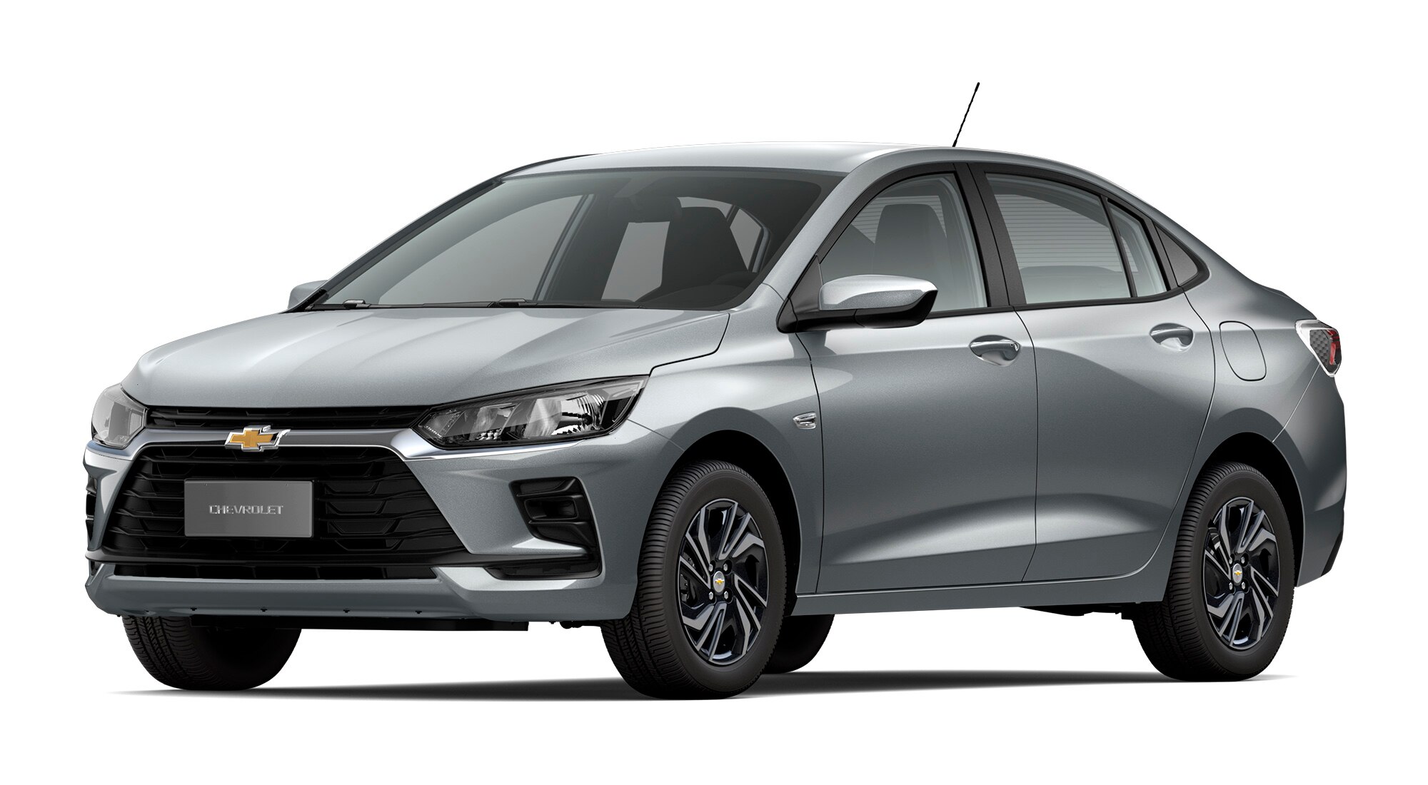 Conheça o Onix Plus 2027 no modelo 1.0 MT na cor Prata Shark